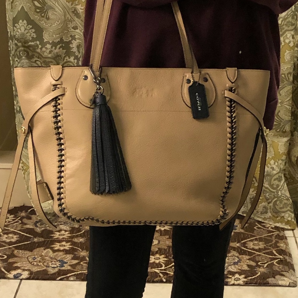 Coach Tatum Whipstitch Tote